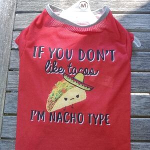Nacho dog tee medium